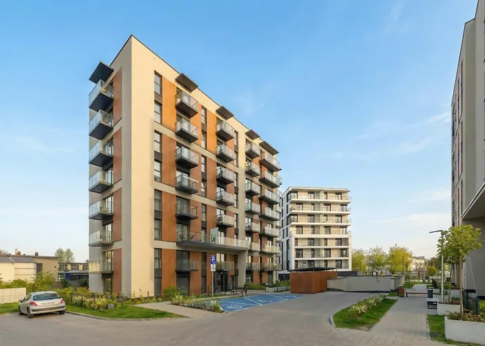 아파트 Stylowy Z Parkingiem & Balkonem, Blisko Wisly By Renters 크라쿠프